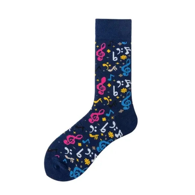 Wholesale Funny Socks Cotton Big Size Custom Novelty Comics Cartoon Calcetines Women Crew Men Happy Socks