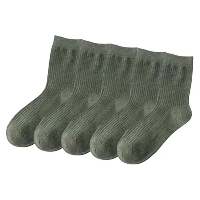 Men′s Casual Breathable Soft Moisture-Wicking Odor Bacteria Resistant Socks