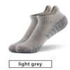 Wholesale Compression Cotton Men Women White Black Grey Custom Stockings Crew Adult Thick Cushion Terry Sports Running Ankle Socks