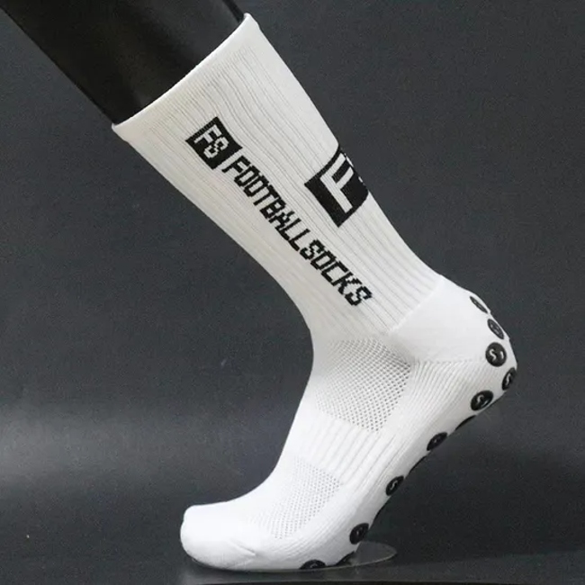 Wholesale Men′s Non Anti-Slip Soccer Athletic Designer Crew Custom Logo Cotton Sports Socks