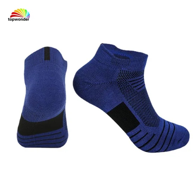 Customize All Sorts of Summer Boat Sock Running Sock Cycling Sock Sports Sock with Cushion Bottom at Low Price and High Quality