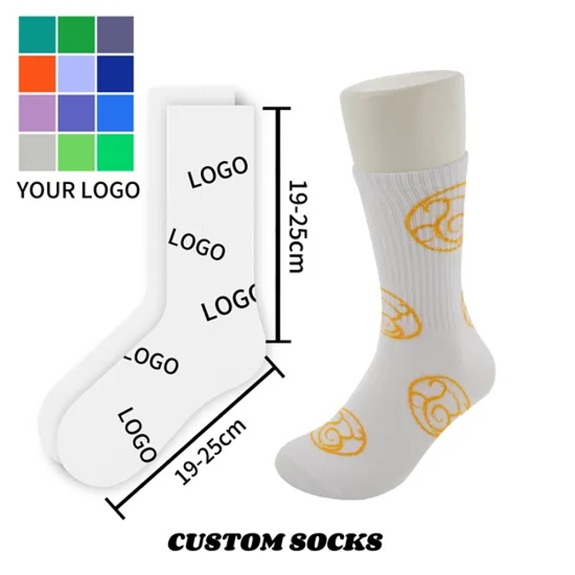 Wholesale Factory High Quality Cotton Tube Sports Socks Ankle Sock Men Crew Custom Socks with Logo