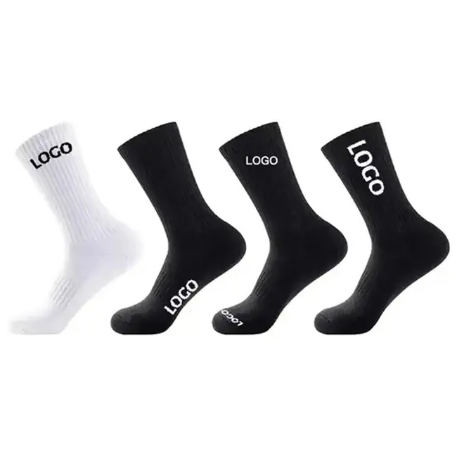 OEM Tube Cycling Brands Cotton Crew Men Custom Logo Sport Socks Unisex