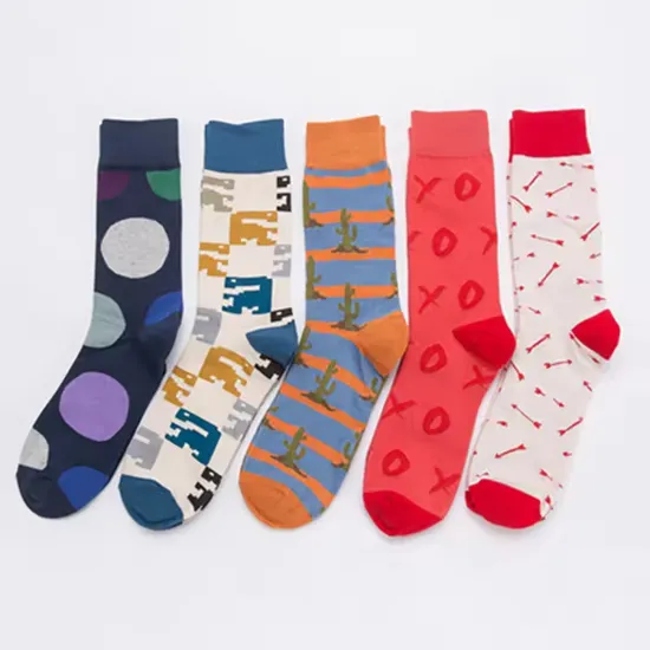 Unisex Man Compression Wave Point Basketball Crew Sock Sports Sock