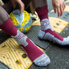 Fashion Design Anti-Bacterial Sweat-Absorbent Non-Slip Professional Basketball Nylon Crew Socks for Men
