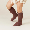 Ruffled Princess Style Toddlers Knee High Soft Frilled Cotton Baby Girls Socks