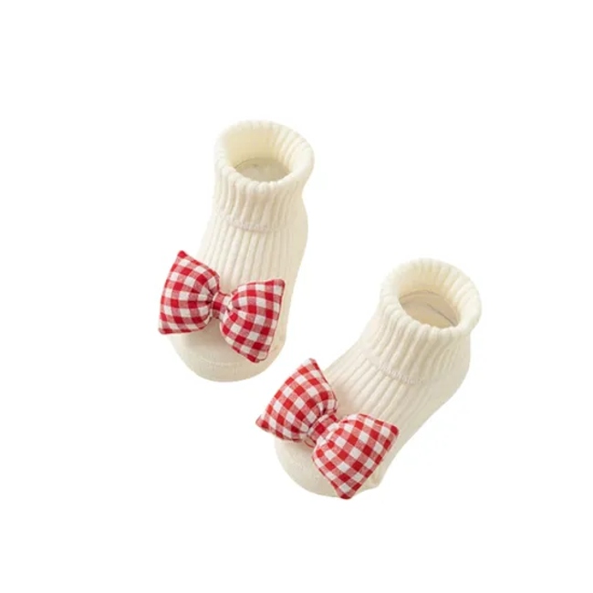 Anti Bacterial Breathable Skin Friendly Babies Fashion Lovely Cute Cotton Ankle Crew Soft Little Sock with D Accessory Plush