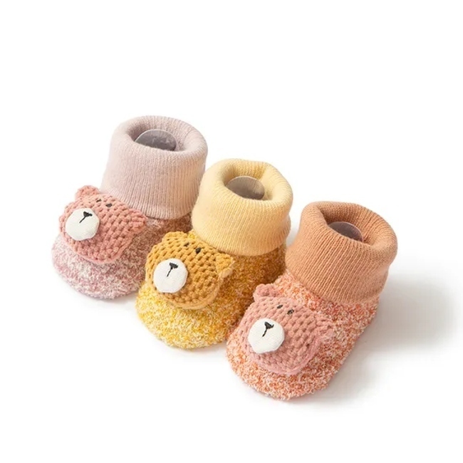 Unisex Custom Wholesale Shoe Children Baby Kids Bci Cotton Terry Toy Socks