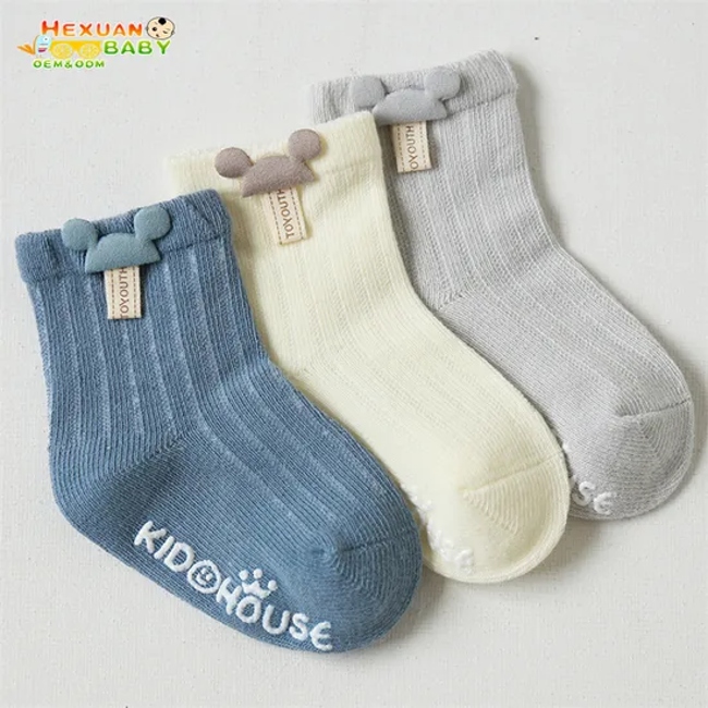 New Children Socks Popular Style Cute Fall and Autumn Style Baby Socks Breathable Pure Cotton Kids Socks