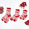 Christmas Socks for Dad Mom Daughter Son Matching Clothes Outfits Christmas Adult Baby Kids Elk Cartoon Pattern Jacquard Socks