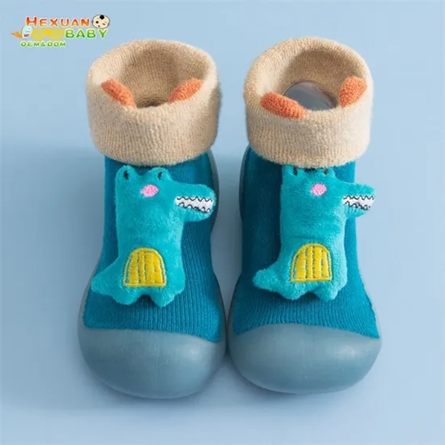 High Quality Hot Sell Non Slip Rubber Baby Kids Shoes Socks for Toddler