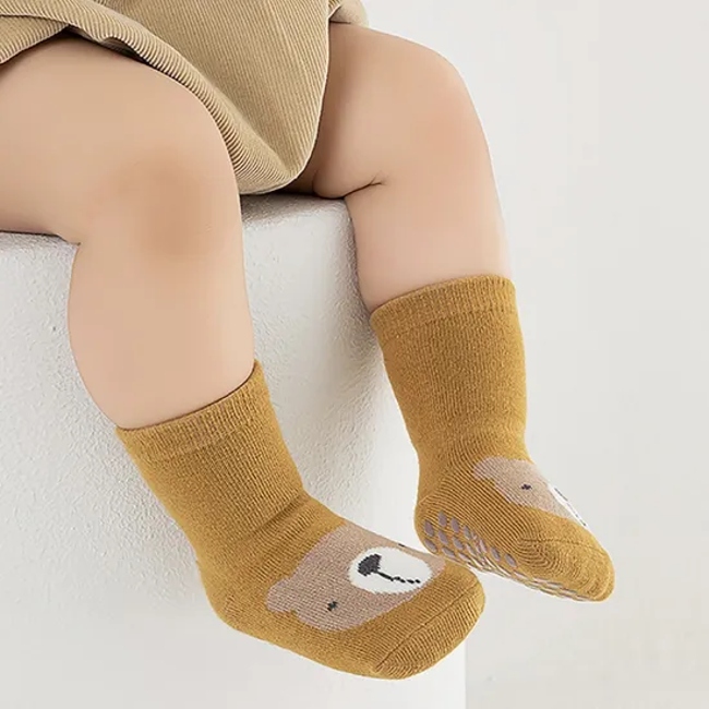 Boys and Girls Custom Cartoon Kids Sock % Cotton Anti Slip Children Socks Wholesale Crew Socks for Baby
