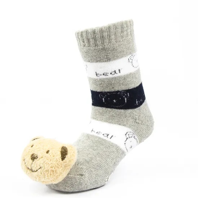 Baby Kids Custom Cotton Daily Non Slip Grip Socks