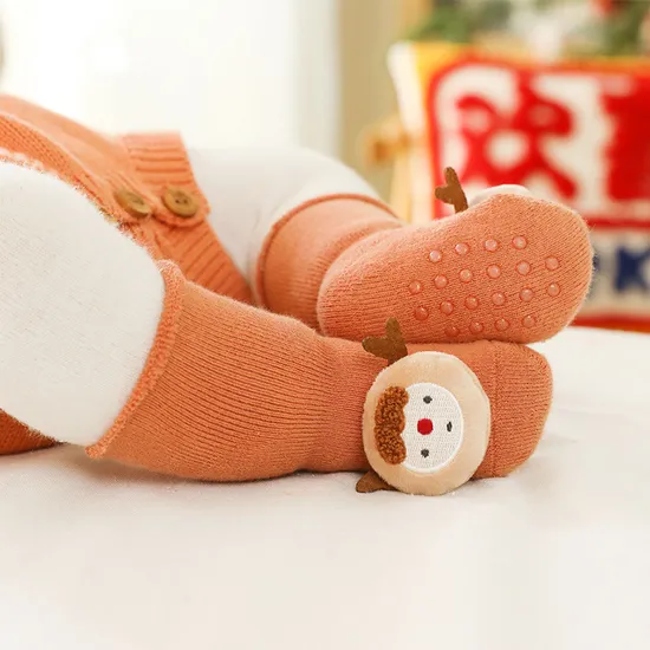 Christmas Cartoon Non Slip Baby Floor Socks