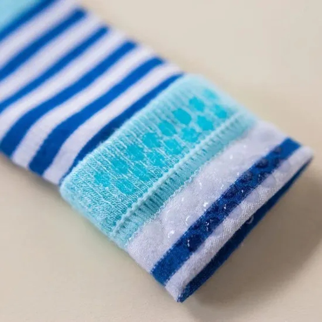Stripes Custom Bamboo Sock Pack of Pairs Anti Slip Baby Socks