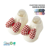OEM Athletic Design Logo Custom Pattern Wholesale Kids Cotton Crew Baby Socks