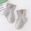 Wholesale Plain Color Free Sample Cute High Quality Cotton Soft Baby Socks Trampoline Socks for Baby