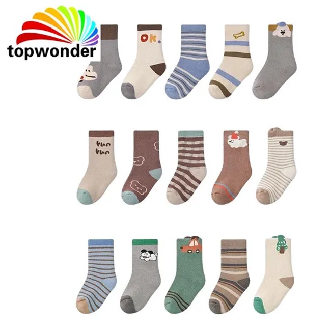 Customize All Sorts of Baby Terry Sock, Baby Knee High Sock, Baby Winter Sock, Baby Thick Sock, Baby Cotton Sock in Many Colors, Sizes and Material