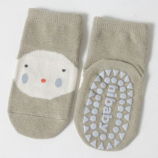 Cute Animal Baby Boys Girls Cotton Socks Non Slip Indoor Floor Soft Toddler Sock Slippers