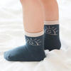Custom Design Wholesale Breathable Ribbed Infant Baby Girl Socks Organic Cotton Colorful Cotton Kids Socks