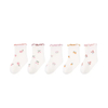 Anti Bacterial Breathable Skin Friendly Babies Fashion Lovely Cute Cotton Ankle Crew Soft Little Sock