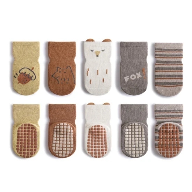 Cozy Spring Indoor Anti Slip Baby Socks with Custom Logo
