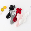 Wholesale Baby Striped Stockings Bubble Bow MID Tube Cotton Socks