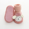 D Anti Slip Fuzzy Terry Toddler for Cute Infant Baby Sock Shoes