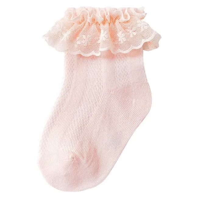 Spring and Autumn Baby Princess Lace Elastic Lace Socks Custom Logo