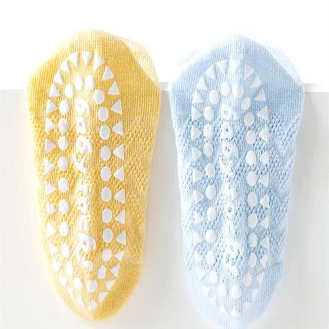 Wholesale Fashion Anti Slip Baby Ankle Young Kids Floor Dispensing Socks