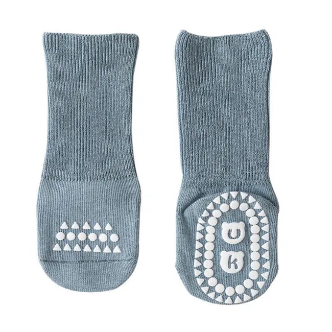  Organic Anti Slip Non Skid Anti Split Baby Kid Grip Socks for Children with Gift Box