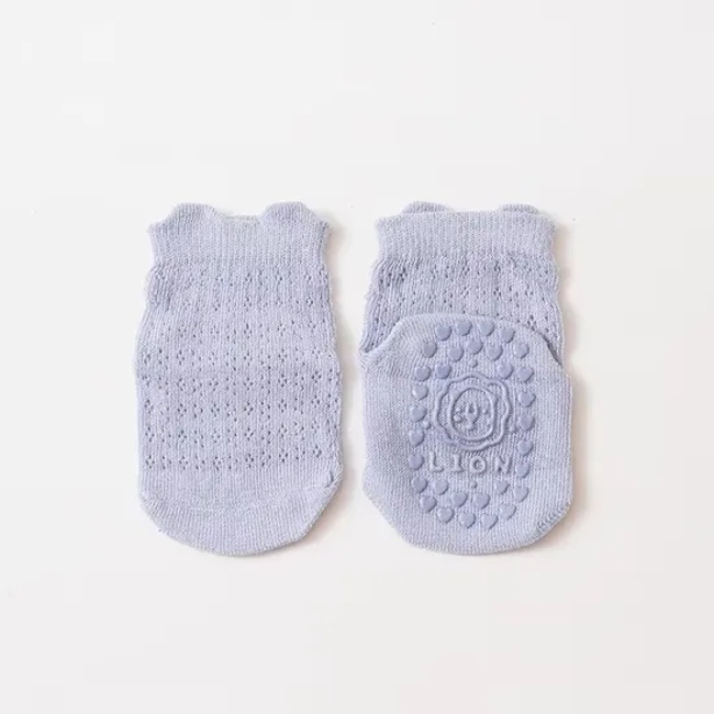 Custom Cute Summer Breathable Non Slip Socks Toddler Pure Cotton Baby Anti Slip Socks