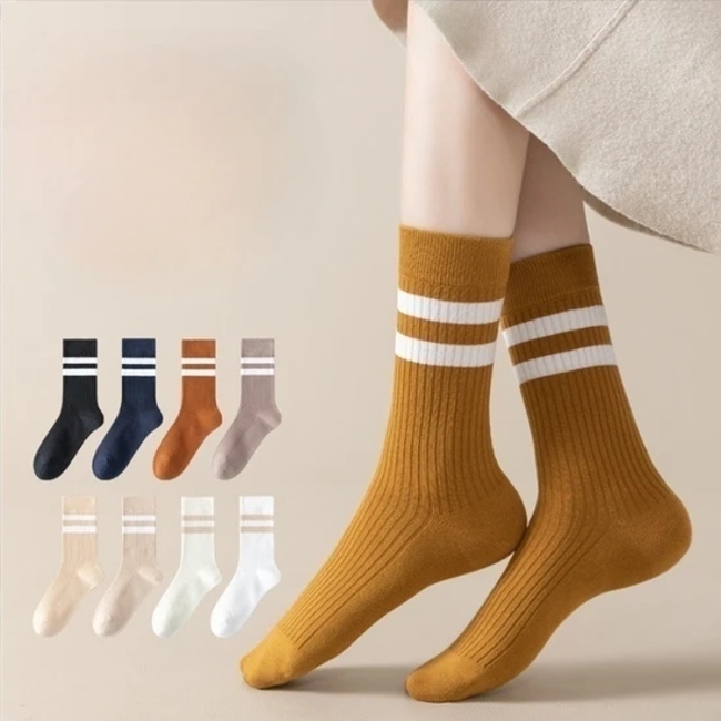 Cotton Crew Socks - Ultra Soft and Breathable Material