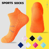 High Quality Non-Slip Women Sports Sock Custom Yoga Pilates Socks Cotton Crew Socks