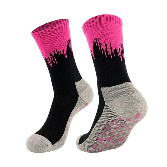 Custom Football Anti Slip Socks High Quality Non Slip Grip Sock Professional Compression Soccer Crew Men Women Youth
