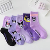 Ruunjoy Pattern Crew Socks Soft Breathable Socks for All Seasons Wearing Women′s Stockings Hosiery Girls Medium Socks Kawaii