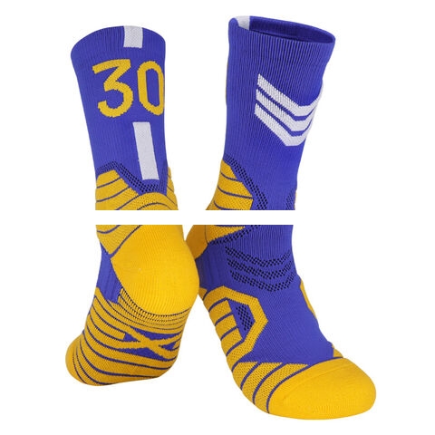 Fashion men custom printing colorful quick dry socks crew sport socks