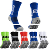 Professional Unisex Youth Football Soccer Socks Custom Print Non Slip Crew High Sports Socks Knitting
