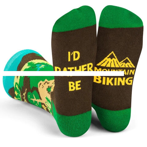 Fashion Ins Letter Couple Style Interesting Socks Street Skateboarding Crew Sports Socks For Unisex