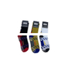 Custom Design Men s Black White Knitting Socks Three Dimensional Embroidery Letter Cute Mid Tube Winter Sports Basketball Socks
