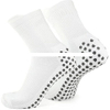 Wholesale High Quality Crew Embroidery Print Compression Socks Designer Soccer Sport Anti Slip Custom Football Grip Socks