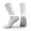 Factory Wholesale High Quality Cotton Nylon Football Soccer Socks Anti Slip Grip Socks Men Breathable Crew Sports Socks