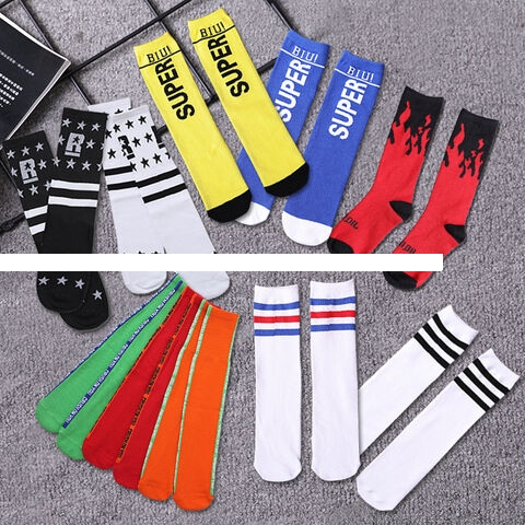Children s hip hop street dance socks for boys and girls mid tube socks all match sports socks student jazz dance socks