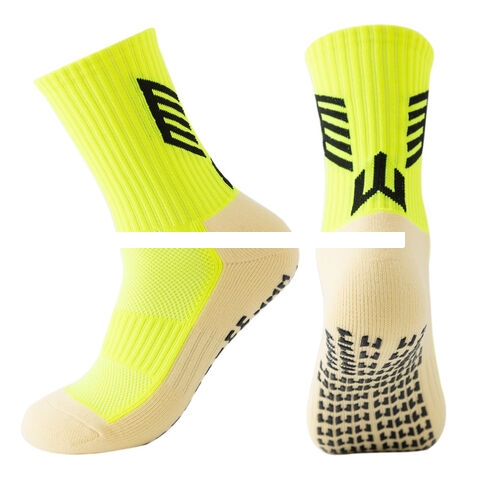 Towel Football Training Socks Anti Slip Silicone Grip Soccer Socks Men s Breathable Running Sports Crew Socks