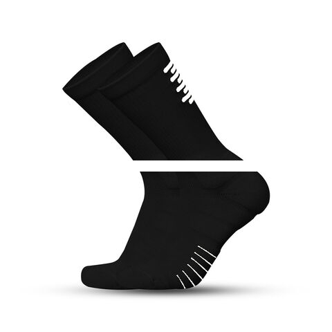 Hot sale Professional thickened towel bottom cycling mid leg sports anti slip socks