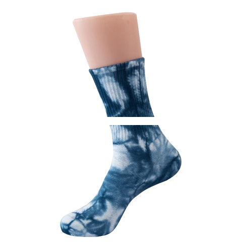 Men s Bamboo Athletic Tie Dye Crew Socks