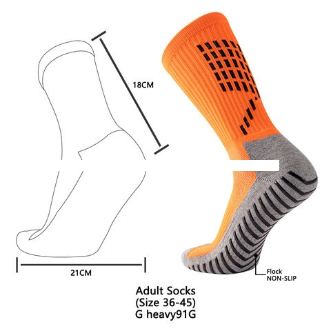 Athlete Sporty Jacquard Technique Bottom Grip Socks Custom Design Spandex Football Socks Cuff for Casual Sports