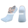 Source factory five finger socks yoga socks Breathable comfortable non slip custom grip logo Pilates women s socks