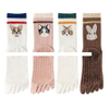 Factory custom yoga socks pet jacquard five finger socks non slip comfortable breathable warm Pilates socks for women