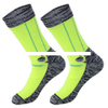 Men s Anti Odor Crew Compression Running Socks